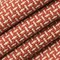 Red Small Scale Geometric Woven Pattern Upholstery Fabric by The Yard - SKU: Fairfax Papaya